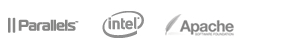 Logos Parallels, Intel y Apache