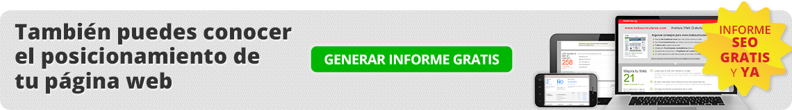 Comprueba el posicionamiento de tu web